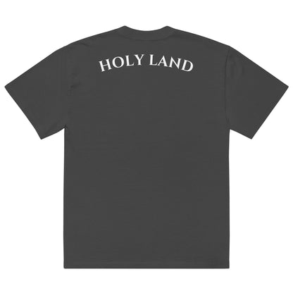 Holy Land Map Oversized Faded T-Shirt By Halal Cultures