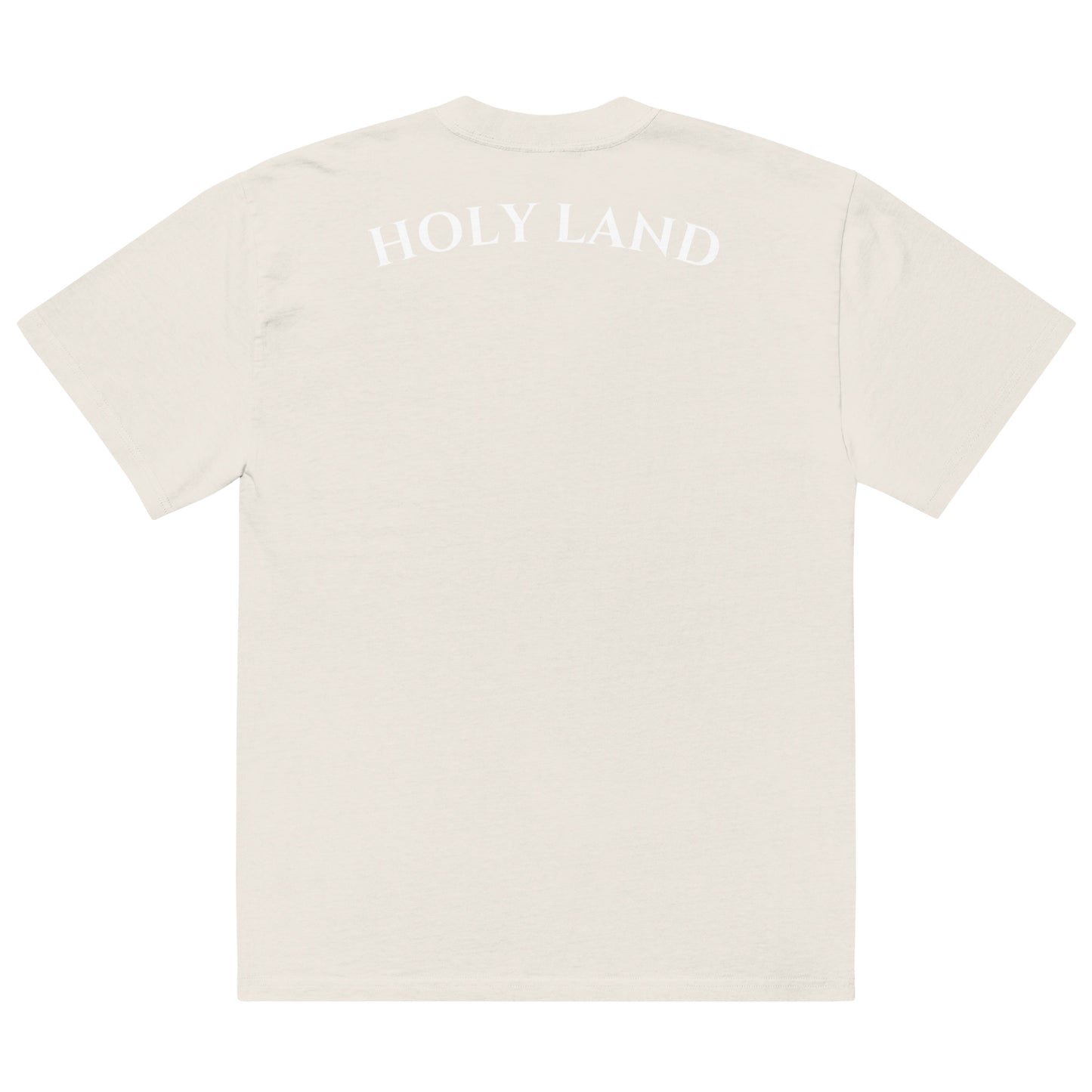 Holy Land Map Oversized Faded T-Shirt By Halal Cultures