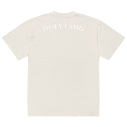 Holy Land Map Oversized Faded T-Shirt By Halal Cultures