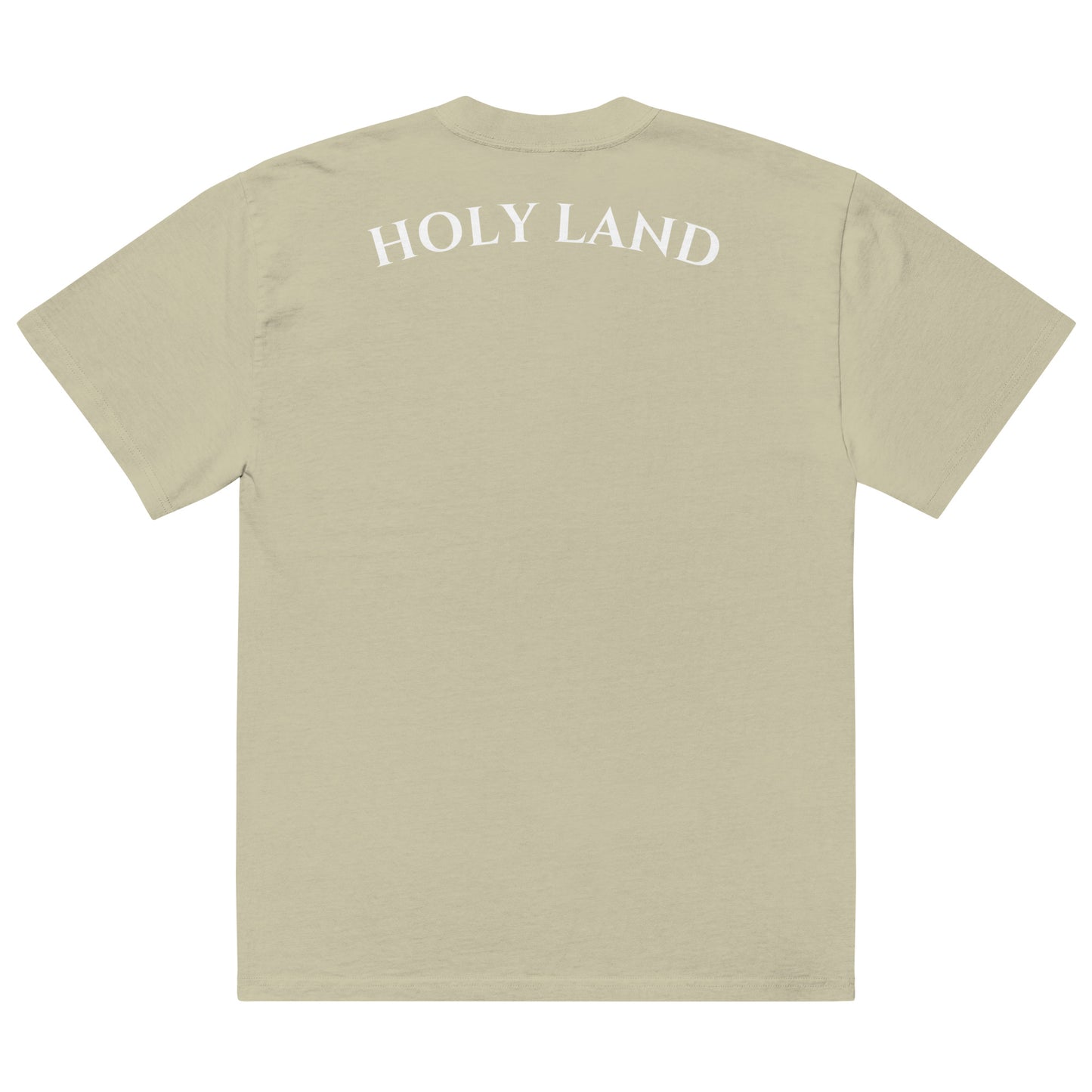 Holy Land Map Oversized Faded T-Shirt By Halal Cultures