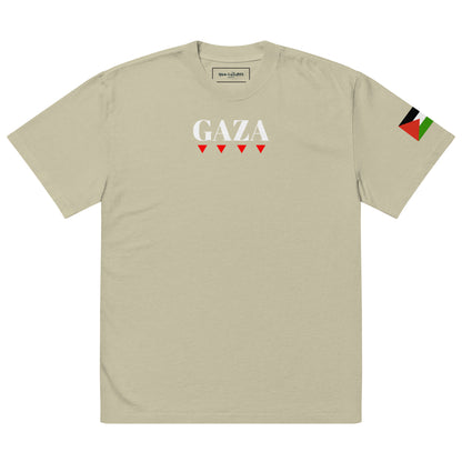 Gaza Oversized Faded T-shirt By Halal Cultures