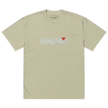 Palestine Rep Oversized faded t-shirt 003