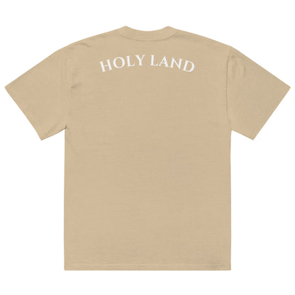 Holy Land Map Oversized Faded T-Shirt By Halal Cultures