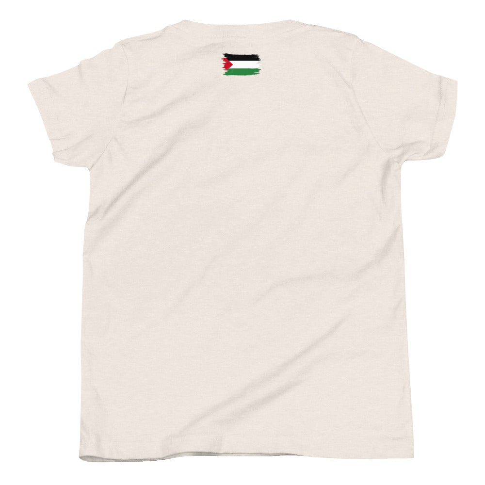 Palestinian Rep 002 Youth Short Sleeve T-Shirt By Halal Cultures